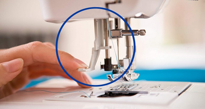 Levier du pied presseur