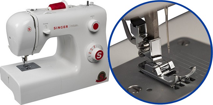 Pied presseur, pied-de-biche et semelle